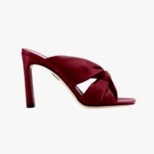 Tamara Mellon Savanna- Nappa Pumps in Dark Red